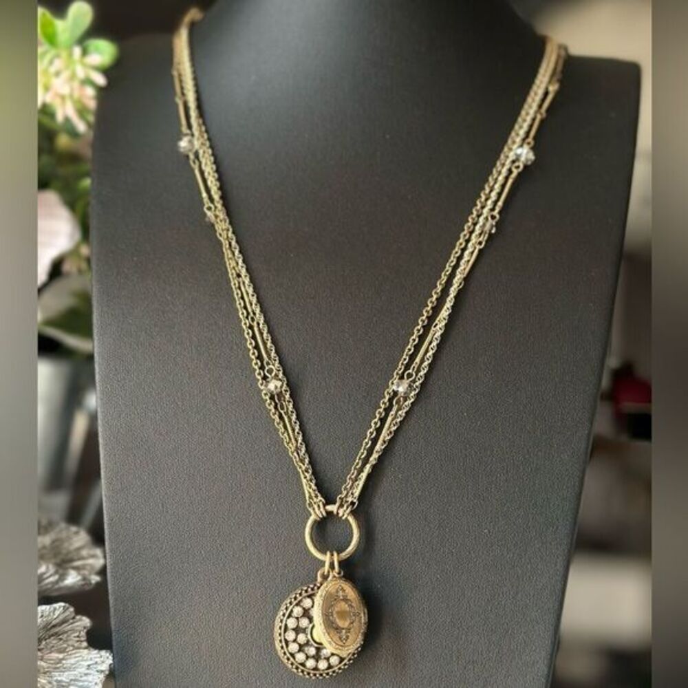 LOFT - Ann Taylor LOFT - Locket & Pendant Charm Multistrand Necklace - NWOT